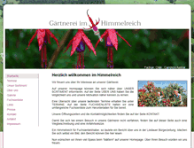 Tablet Screenshot of gaertnerei-himmelreich.de